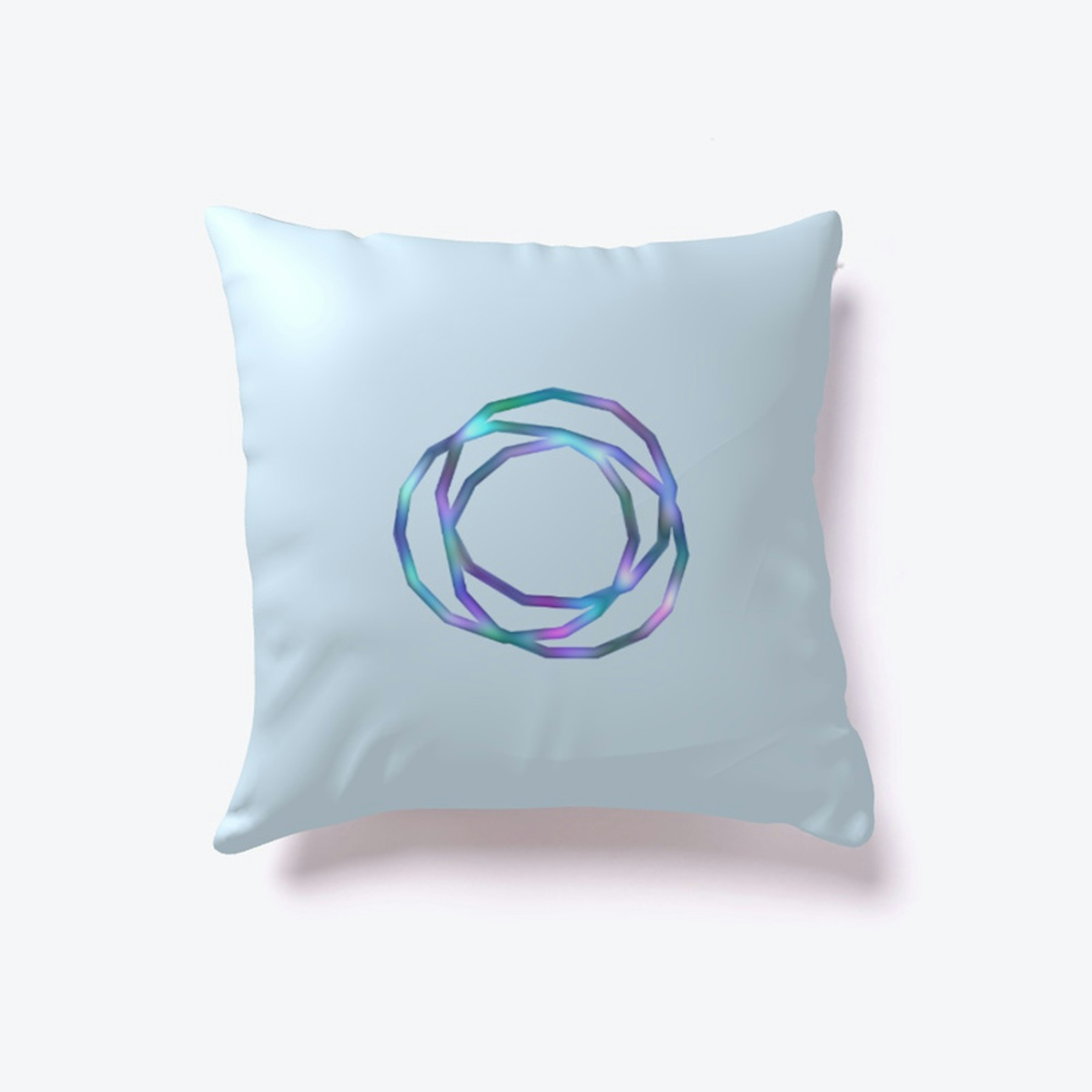 Mermaid rainbow pillow